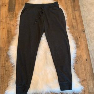 Dark gray jogger pants